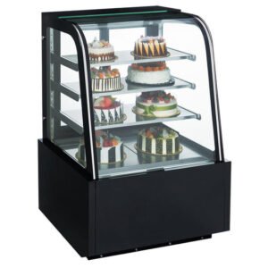 Dukers, 36" Cake Cooler with Curved Glass